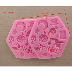 Halloween Theme Food Grade Silicone Molds&nbsp;LS-DIY-P004-06