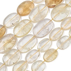 Heated Natural Citrine Beads Strands&nbsp;G-L650-G01-01