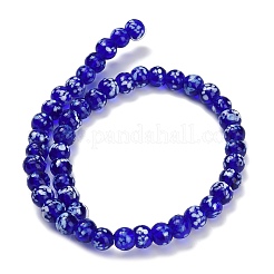 Handmade Lampwork Beads Strands&nbsp;LAMP-H071-01B