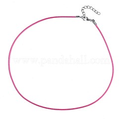 Waxed Cotton Cord Necklace Making&nbsp;MAK-S034-010