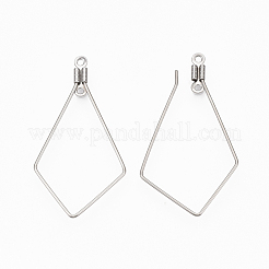 Tarnish Resistant 304 Stainless Steel Wire Pendants&nbsp;STAS-T051-002