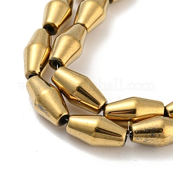 Electroplated Synthetic Magnetic Hematite Beads Strands&nbsp;G-Z032-B01-02F