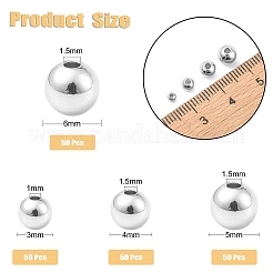 200Pcs 4 Styles Rack Plating and PVD Vacuum Plating Brass Round Spacer Beads&nbsp;KK-CJ0001-91