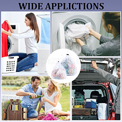 2Pcs 2 Styles Polyester Laundry Drawstring Bags&nbsp;ABAG-CP0001-20
