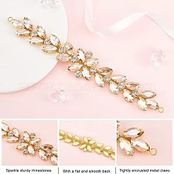 1Pc Shiny Flower Rhinestone Trim&nbsp;DIY-FG0003-35