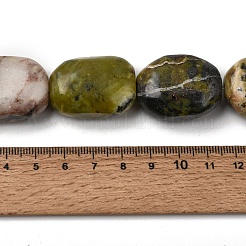 Natural Yellow Turquoise(Jasper) Beads Strands&nbsp;GG-CBA56E5-04