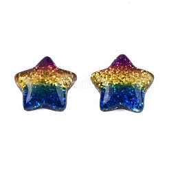 Rainbow Resin Cabochons&nbsp;CRES-Q197-46