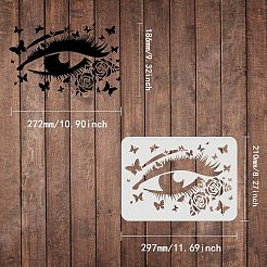 Plastic Reusable Drawing Painting Stencils Templates&nbsp;DIY-WH0202-267