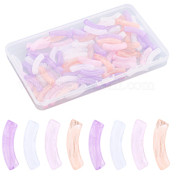 100Pcs Transparent Acrylic Beads&nbsp;OACR-SP0001-58