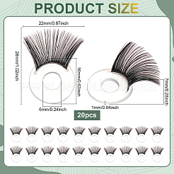 20Pcs Acrylic Craft Eyes&nbsp;FIND-PH0026-65A