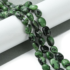 Natural Ruby in Zoisite Beads Strands&nbsp;G-G117-A02-03