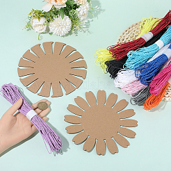 4Sets DIY Paper Card Flower Basket&nbsp;DIY-SC0032-34