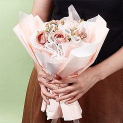 Polyester Flower Bouquet Wrapping Mesh Paper&nbsp;SRIB-WH0011-214C