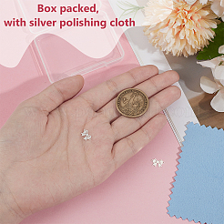 2Pcs 925 Sterling Silver Connector Charms&nbsp;STER-BC0003-71