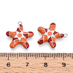 Brass Enamel Pendants&nbsp;KK-T071-30P