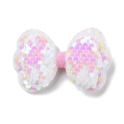 Paillette Cloth Felt Fabric Alligator Hair Clip&nbsp;OHAR-R100-02A