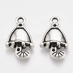 Tibetan Style Alloy Pendant Enamel & Rhinestone Settings&nbsp;LS-TIBE-S314-14AS-LF