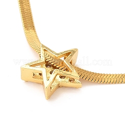 Star 304 Stainless Steel Micro Pave Cubic Zirconia Pendant Necklaces&nbsp;NJEW-F285-02