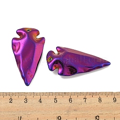 Electroplated Synthetic Non-Magnetic Hematite Pendants&nbsp;G-C136-03C