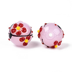 Handmade Lampwork Enamel Beads&nbsp;X1-LAMP-T023-23H