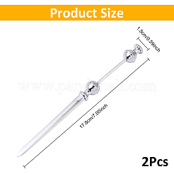 2Pcs Zinc Alloy Vintage Letter Opener&nbsp;AJEW-YW0002-06