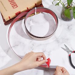 Self-Adhesive 201 Stainless Steel Mirror-Like Finish Molding Trim&nbsp;STAS-WH0033-51A-RG
