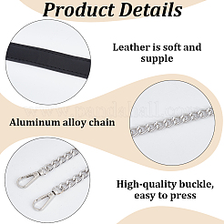 1Pc Alloy Twisted Chain Bag Straps&nbsp;AJEW-GF0013-58B