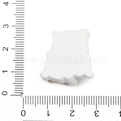 PeachPuff Opaque Panda Resin Cabochons&nbsp;CRES-P037-02A