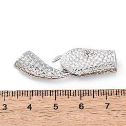 Brass Interlocking Clasps&nbsp;KK-D360-06P