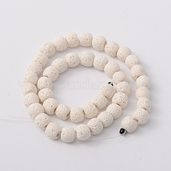 Natural Lava Rock Bead Strands&nbsp;X-G-L435-03-10mm-11