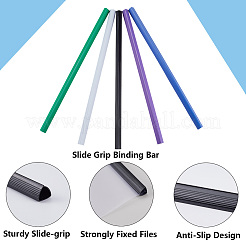 10Pcs 5 Colors Plastic Folder Insert&nbsp;AJEW-CP0008-78