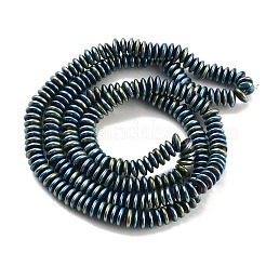 Electroplated Synthetic Non-magnetic Hematite Beads Strands&nbsp;G-P545-A01-01C