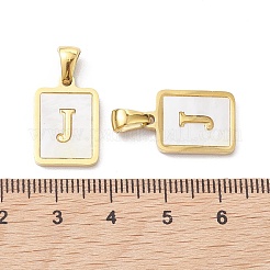 Ion Plating(IP) 304 Stainless Steel Pave Shell Pendants&nbsp;X-STAS-G327-01G-J