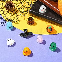 9Pcs 9 Styles Halloween Themed Handmade Lampwork Beads&nbsp;LAMP-CJ0002-62