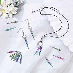 20Pcs Rainbow Color Alloy Pendants&nbsp;FIND-NB0002-28