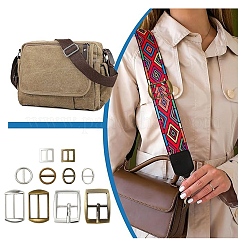25Pcs 5 Styles Alloy Slide Buckles&nbsp;FIND-YW0009-96P