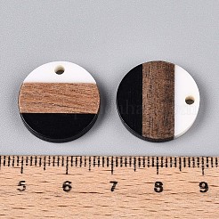 Resin & Walnut Wood Pendants&nbsp;RESI-T057-35M