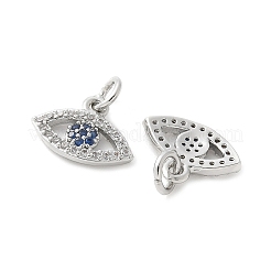 Brass Micro Pave Cubic Zirconia Charms&nbsp;KK-U056-28P