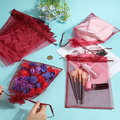30pcs Large Organza Pouches Portable Shoes Bag Travel Storage Drawstring Bags&nbsp;OP-SP0001-03A-04