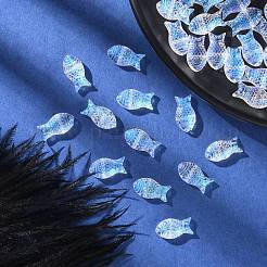 35Pcs Transparent Spray Painted Glass Beads&nbsp;GLAA-YW0001-69A