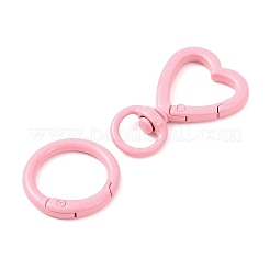 Spray Paint Alloy Swivel Clasps&nbsp;FIND-K029-01