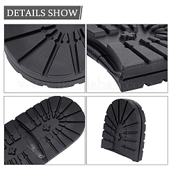 Anti Skid Rubber Shoes Bottom Heel Sole&nbsp;DIY-WH0304-241B