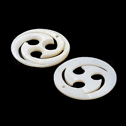 Natural Freshwater Shell Pendants&nbsp;BSHE-P033-10