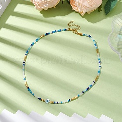 Glass Beaded Necklaces&nbsp;NJEW-JN04896-01