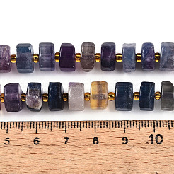 Natural Fluorite Beads Strands&nbsp;G-T140-24