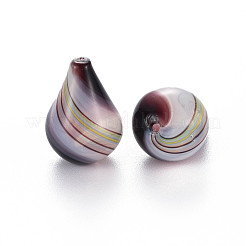 Transparent Handmade Blown Glass Globe Beads&nbsp;X-GLAA-T012-03