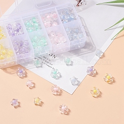 125Pcs 10 Style Transparent Acrylic Beads&nbsp;TACR-YW0001-38