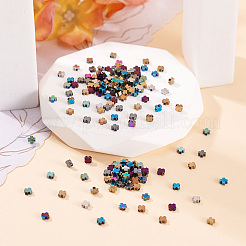 200Pcs 10 Colors Electroplated Synthetic Non-magnetic Hematite Beads&nbsp;G-TA0002-10