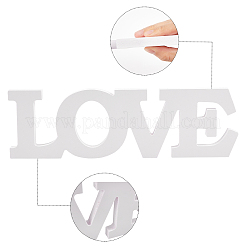 MDF Board Letters for Wedding&nbsp;DJEW-WH0007-45