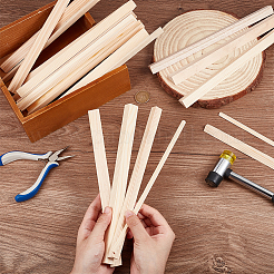 24Pcs 4 Styles Triangle Wood Sticks&nbsp;DIY-OC0012-47B
